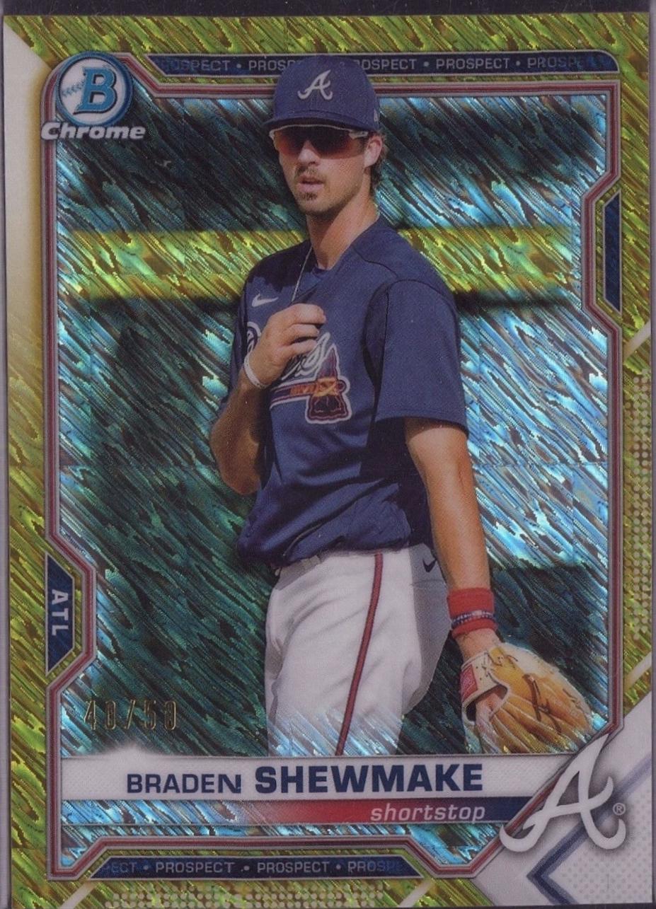 Braden Shewmake [Gold Shimmer Refractor] #BCP-48