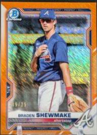 Braden Shewmake [Orange Shimmer Refractor] #BCP-48
