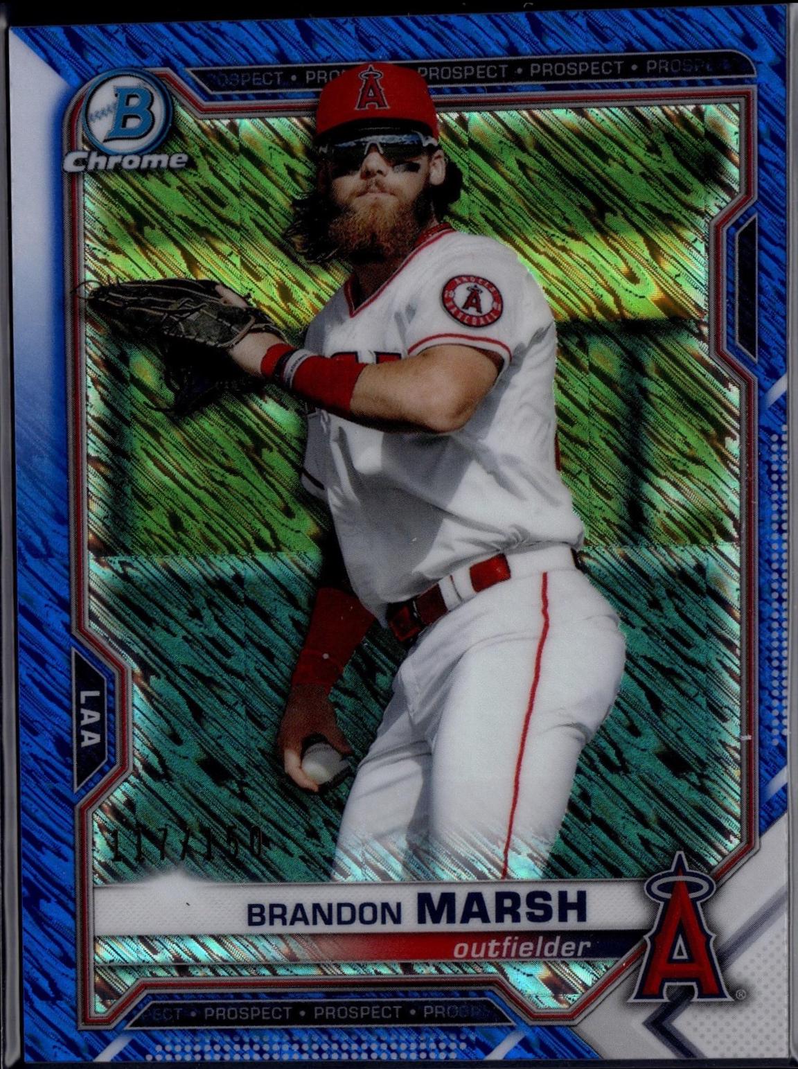 Brandon Marsh [Blue Shimmer Refractor] #BCP-112