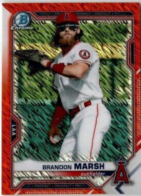 Brandon Marsh [Orange Shimmer Refractor] #BCP-112