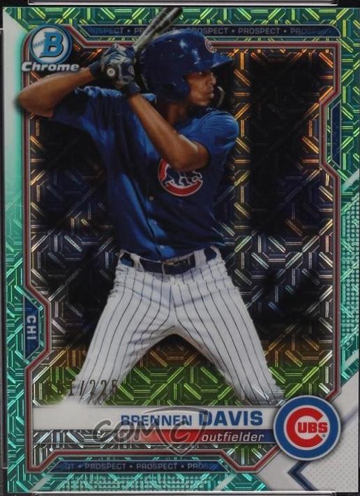 Brennen Davis [Aqua Refractor Mega Box Mojo] #BCP-65
