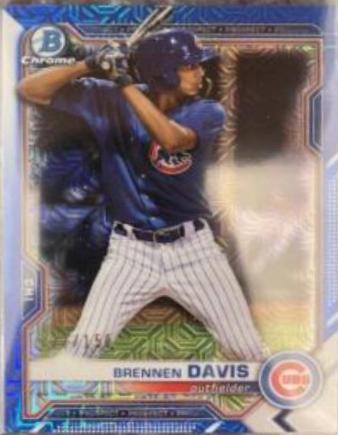 Brennen Davis [Blue Refractor] #BCP-65