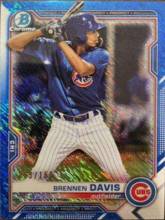 Brennen Davis [Blue Shimmer Refractor] #BCP-65