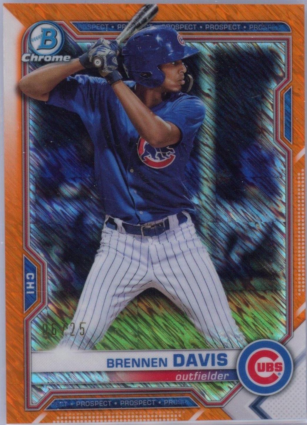 Brennen Davis [Orange Shimmer Refractor] #BCP-65