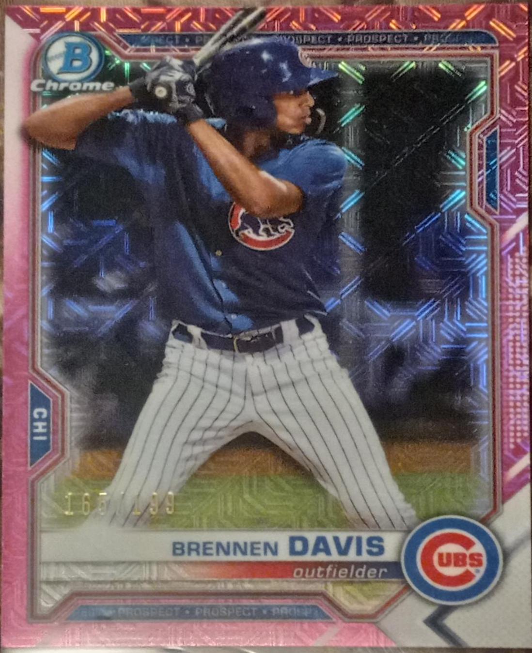 Brennen Davis [Pink Refractor Mega Box Mojo] #BCP-65