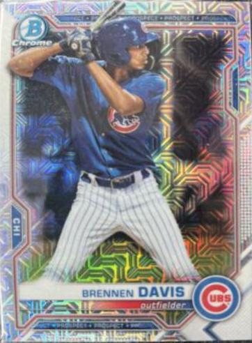 Brennen Davis [Yellow Refractor Mega Box Mojo] #BCP-65