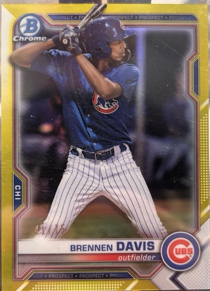 Brennen Davis [Yellow Refractor] #BCP-65