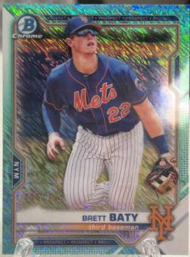 Brett Baty [Aqua Shimmer Refractor] #BCP-67