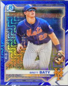 Brett Baty [Blue Refractor Mega Box Mojo] #BCP-67