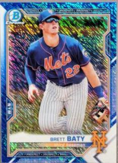 Brett Baty [Blue Shimmer Refractor] #BCP-67