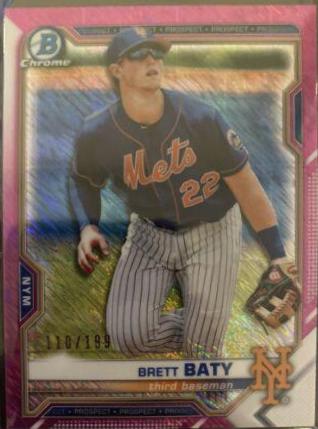 Brett Baty [Fuchsia Shimmer Refractor] #BCP-67