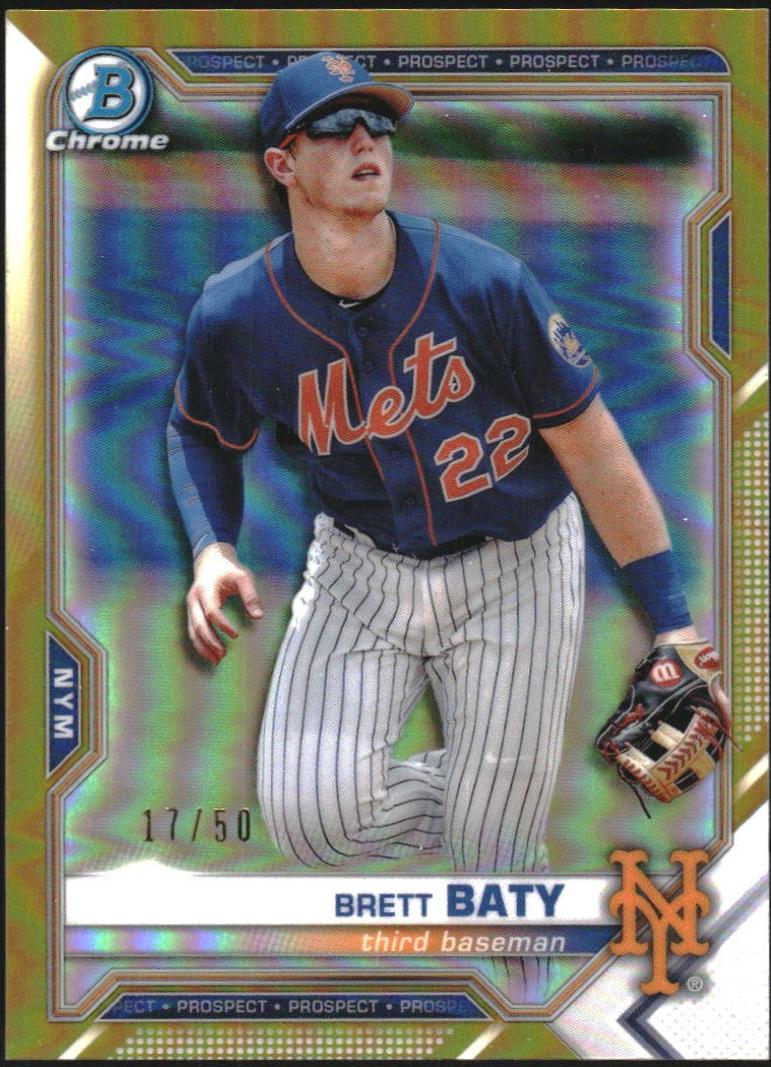 Brett Baty [Gold Refractor] #BCP-67