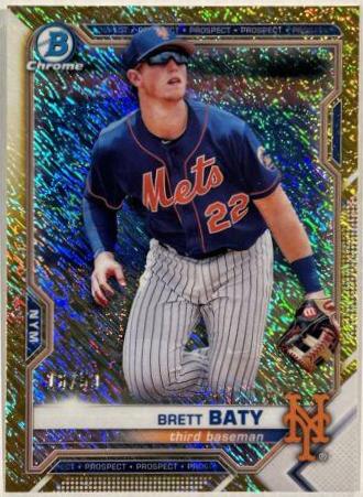 Brett Baty [Gold Shimmer Refractor] #BCP-67