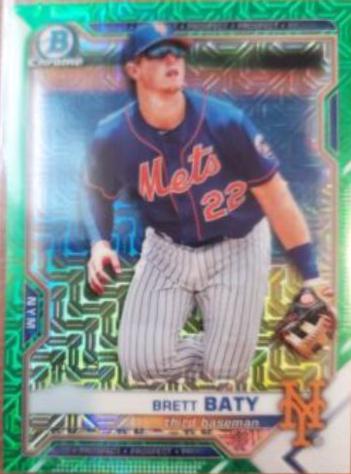 Brett Baty [Green Refractor Mega Box Mojo] #BCP-67