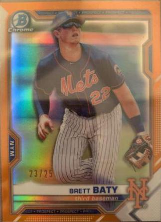 Brett Baty [Orange Refractor] #BCP-67