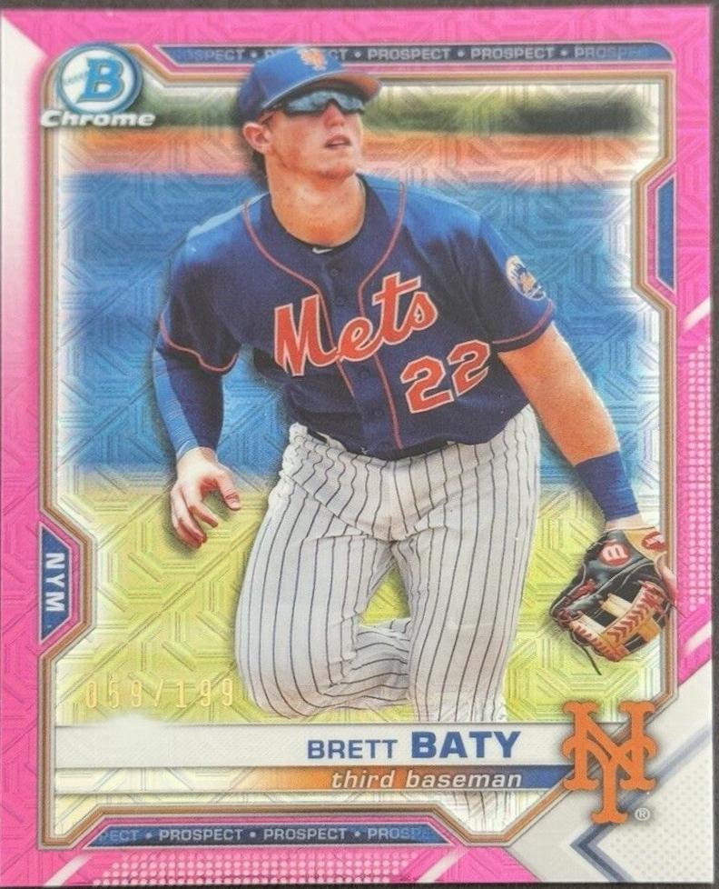 Brett Baty [Pink Refractor Mega Box Mojo] #BCP-67