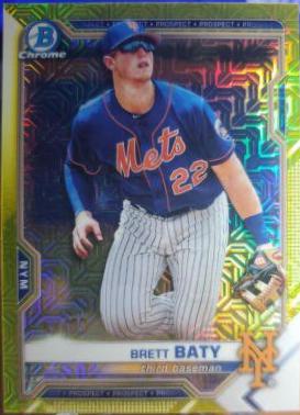 Brett Baty [Yellow Refractor Mega Box Mojo] #BCP-67
