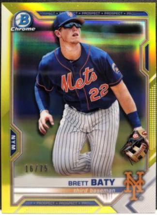 Brett Baty [Yellow Refractor] #BCP-67