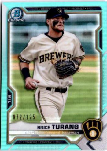 Brice Turang [Aqua Refractor] #BCP-10