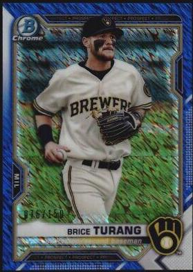 Brice Turang [Blue Shimmer Refractor] #BCP-10
