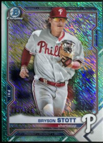 Bryson Stott [Aqua Shimmer Refractor] #BCP-17