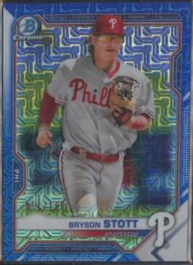 Bryson Stott [Blue Refractor Mega Box Mojo] #BCP-17