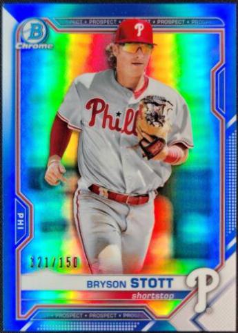 Bryson Stott [Blue Refractor] #BCP-17