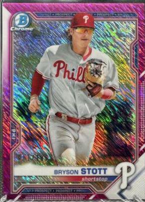 Bryson Stott [Fuchsia Shimmer Refractor] #BCP-17