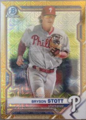 Bryson Stott [Gold Refractor Mega Box Mojo] #BCP-17