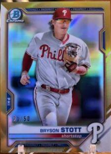Bryson Stott [Gold Refractor] #BCP-17