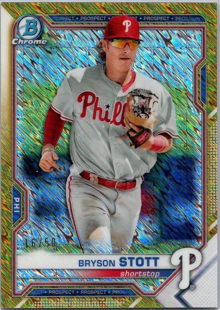 Bryson Stott [Gold Shimmer Refractor] #BCP-17