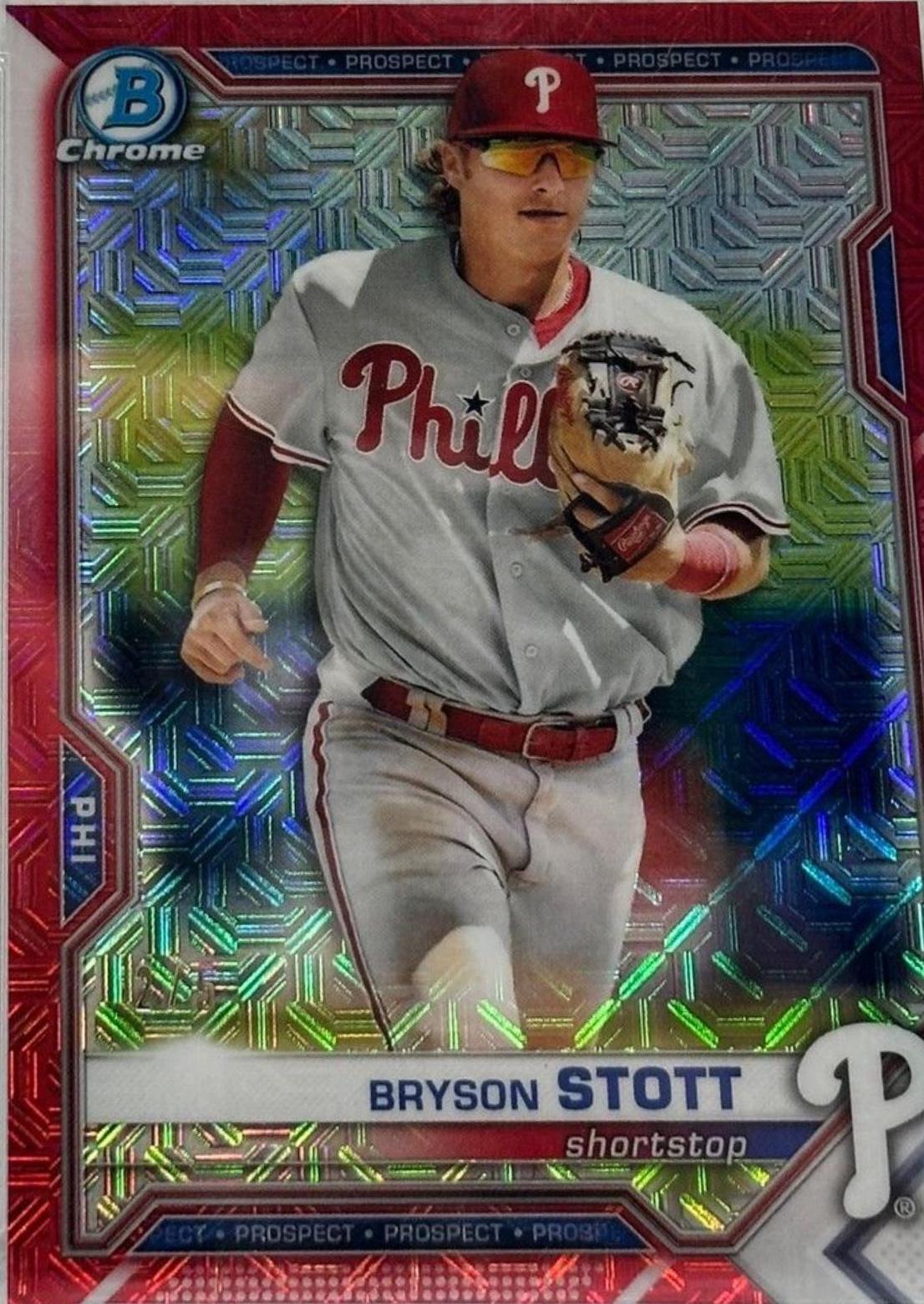 Bryson Stott [Red Refractor Mega Box Mojo] #BCP-17