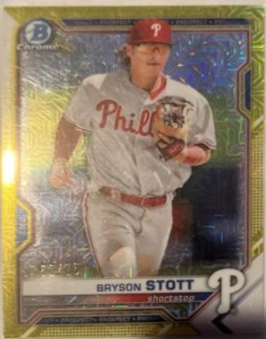 Bryson Stott [Yellow Refractor Mega Box Mojo] #BCP-17
