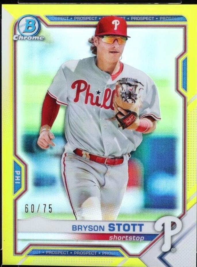 Bryson Stott [Yellow Refractor] #BCP-17