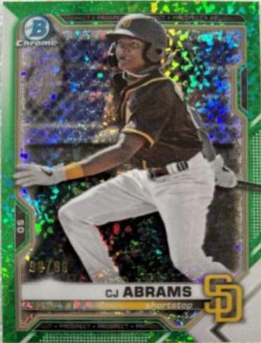 CJ Abrams [Green Refractor] #BCP-14