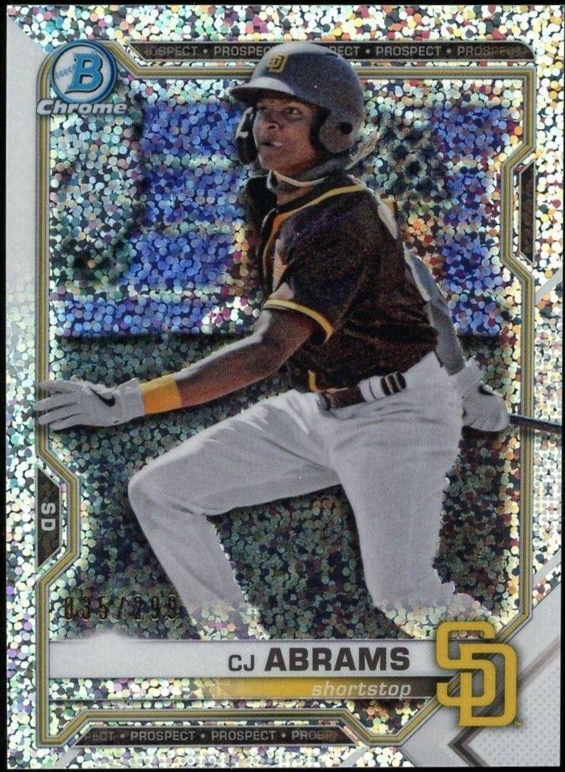 CJ Abrams [Speckle Refractor] #BCP-14