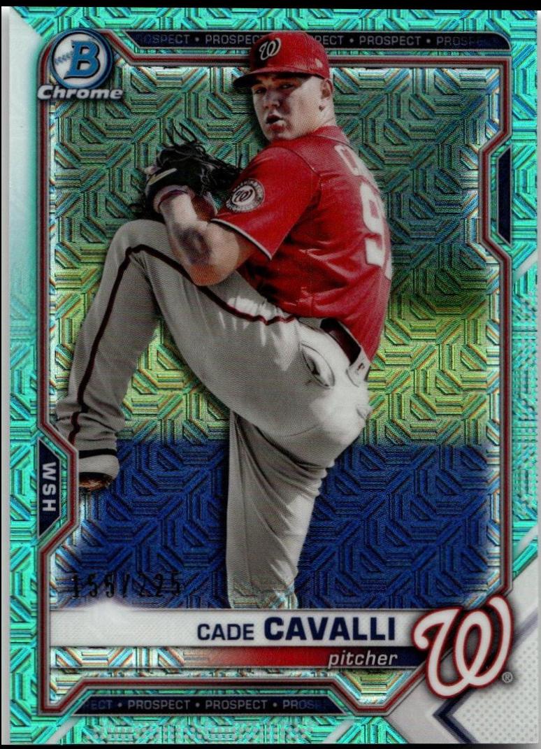 Cade Cavalli [Aqua Refractor Mega Box Mojo] #BCP-99