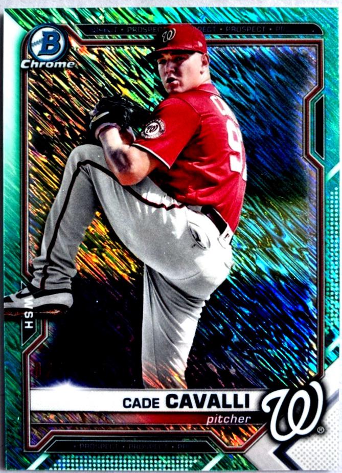 Cade Cavalli [Aqua Shimmer Refractor] #BCP-99