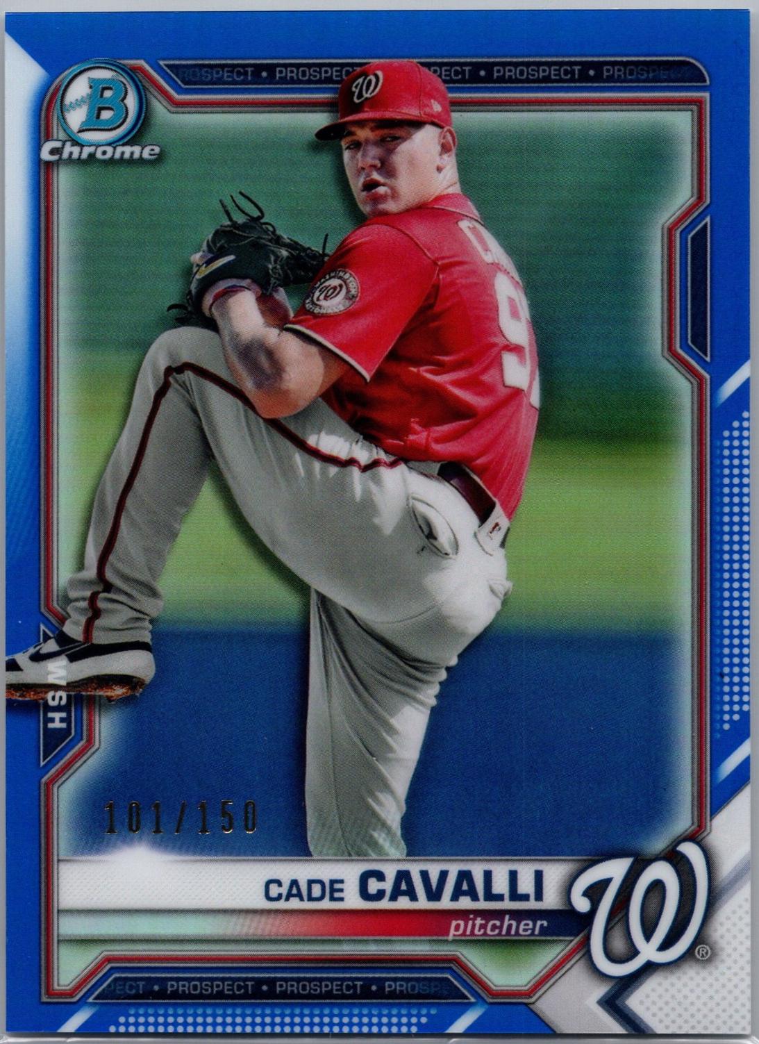 Cade Cavalli [Blue Refractor] #BCP-99
