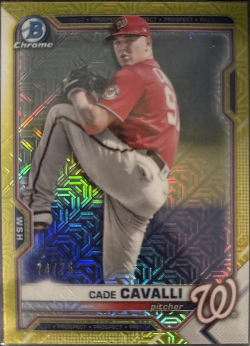 Cade Cavalli [Gold Refractor] #BCP-99