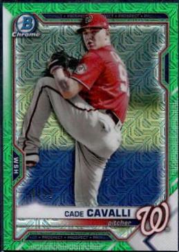 Cade Cavalli [Green Refractor Mega Box Mojo] #BCP-99