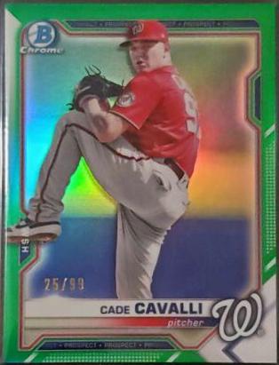 Cade Cavalli [Green Refractor] #BCP-99