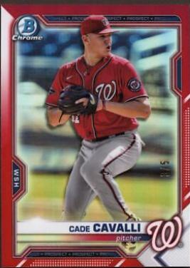 Cade Cavalli [Red Refractor] #BCP-99