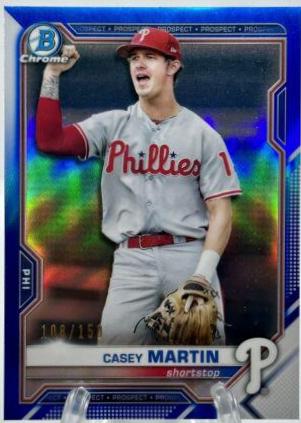 Casey Martin [Blue Refractor] #BCP-92