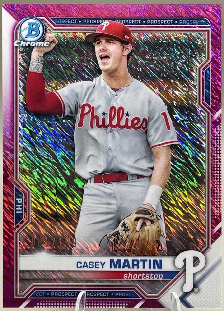 Casey Martin [Fuchsia Shimmer Refractor] #BCP-92