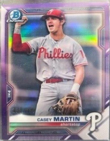 Casey Martin [Purple Refractor] #BCP-92