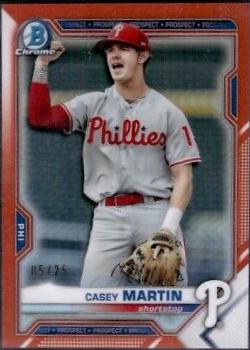 Casey Martin [Red Refractor] #BCP-92