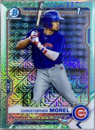Christopher Morel [Aqua Refractor Mega Box Mojo] #BCP-131
