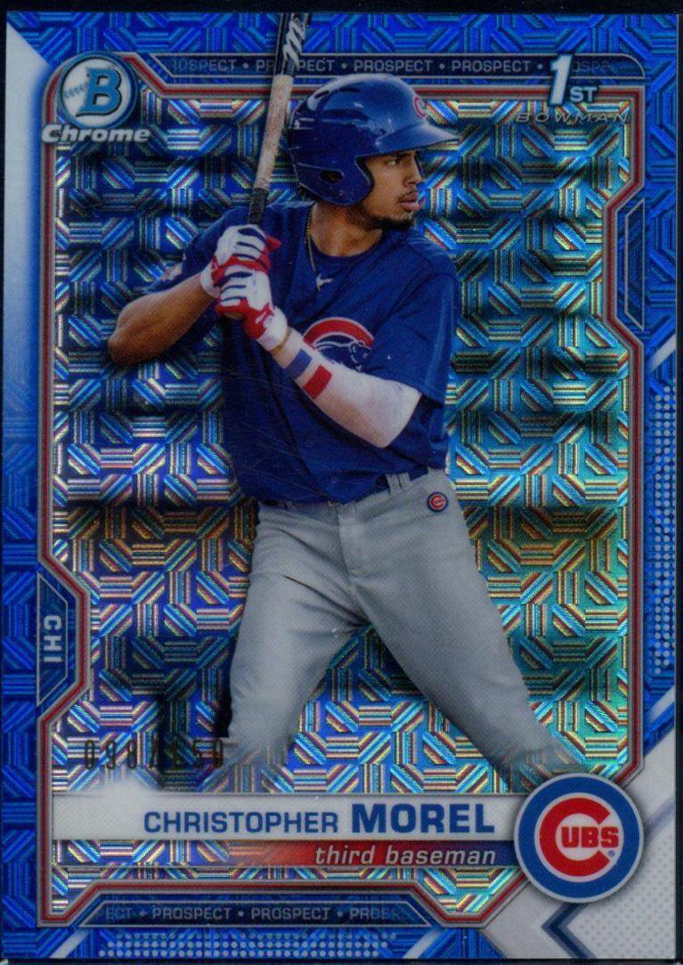 Christopher Morel [Blue Refractor Mega Box Mojo] #BCP-131