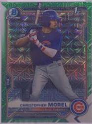 Christopher Morel [Green Refractor Mega Box Mojo] #BCP-131